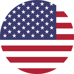 GIA TV United States flag round
